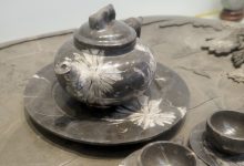 菊花石文化内涵-菊花石艺术品