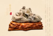 菊花石雕中的禅文化-菊花石艺术品