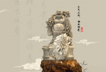 菊花石佛像塑造的几大种类-菊花石艺术品