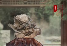 菊花石圆雕与线雕技艺-菊花石艺术品