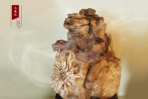 以刻刀为笔 菊花石浮雕艺术