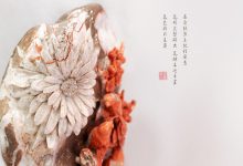 好工艺好作品 菊花石巧色雕-菊花石艺术品