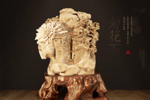 菊花石雕刻工艺起源与发展