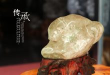 留有余韵 菊花石雕留白艺术-菊花石艺术品